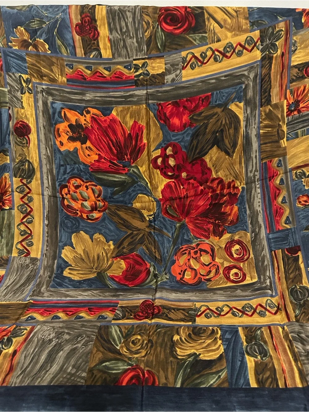 Vintage Silk Scarf Made in Italy